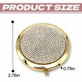 thumbnail image 2 of DESIGNICE Compact Mirror,Radiant Sparkle Look Pocket Mirror,Quick Makeup Assistant Mini Mirror,Style3, 2 of 7