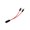 X 2-Red, variant on 2.54Mm Single Female To 2/3/4/5/6 Male 2Pin Splitter Wire for Desktop Motherboard Power Reset Hard Drive Cable