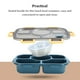 thumbnail image 4 of Matsuzay Fiambrera de acero inoxidable PP PS, contenedores de almacenamiento de alimentos para Picnic, cajas de horno microondas Bento con tapa sellada cartulina Azul marino, 4 of 6