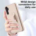 thumbnail image 4 of Tianyeda Crossbody Wallet Phone Case for Samsung Galaxy A16， PU Leather Case Back with Card Slot Magnetic Clasp Kickstand wrist holder white, 4 of 4