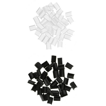 QSTDGVPW Fityle 2x50 Pcs Keratin Nail Glue for U Tip Rebond Hair Extensions Hot Fusion