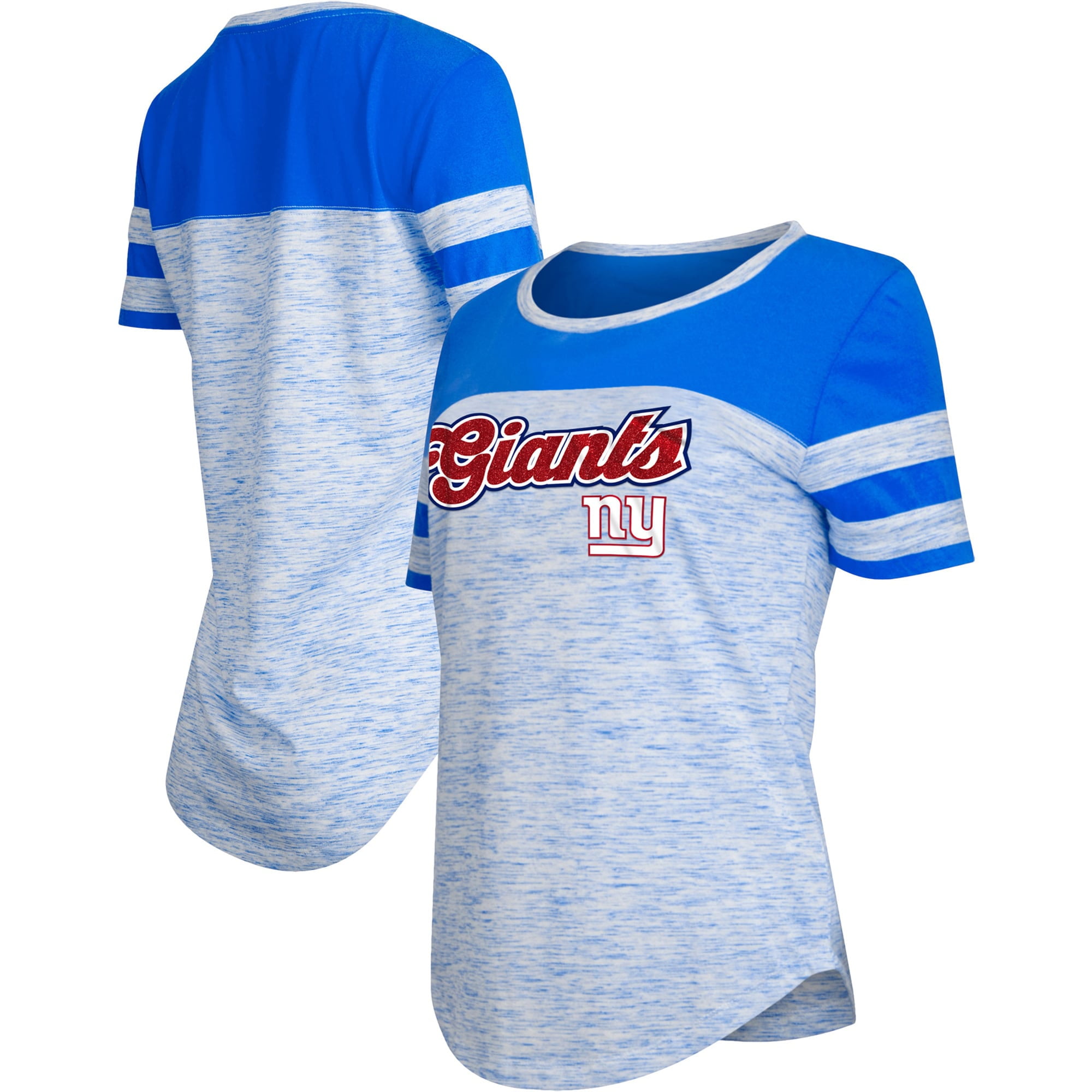 New York Giants New Era Women's Glitter Gel TShirt Royal Walmart