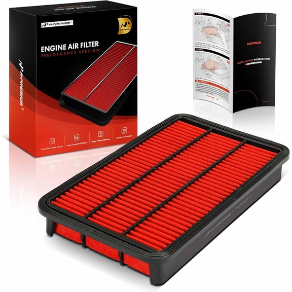 A-Premium Pre-oiled Engine Air Filter Compatible with Toyota Camry 1992-2001, Sienna 1998-2003, Avalon 1995-2004, Celica 1994-1999, Solara 1999-2003 & Lexus RX300 1999-2003, ES300