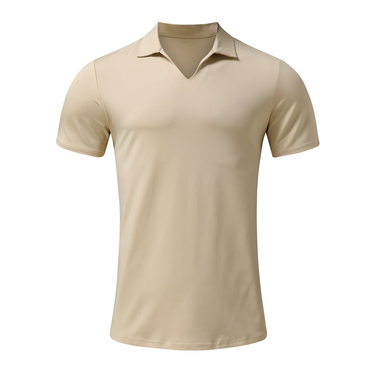 Beige MAN Modern Fit Polo Neck Short Sleeve T-Shirt 2509988