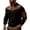 Black, variant on Mens Sweatshirts Quarter Zip Solid Color Casual Loose Fit Crew Neck Shirts Comfortable Soft Long Sleeve Pullover Tops Spring Fall Outfits Clothes Black L