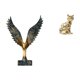 thumbnail image 1 of Escultura De Ala De Gato De Resina Feng Shui, Adorno Decorativo, Arte Animal, Figura Artesanal Para Chimenea, Estatua Expansiva., 1 of 8