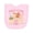 AD-Pink, variant on Inktastic Holy Cow I'm One Little Girls Farm Animals Birthday Newborn Bib