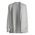 thumbnail image 2 of Time and Tru Women's Open Front Cardigan Sweater, 2 of 6