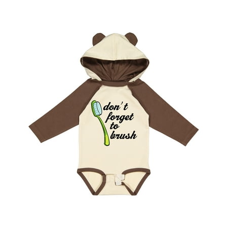 

Inktastic Dentist Toothbrush Dental Hygienist Gift Baby Boy or Baby Girl Long Sleeve Bodysuit