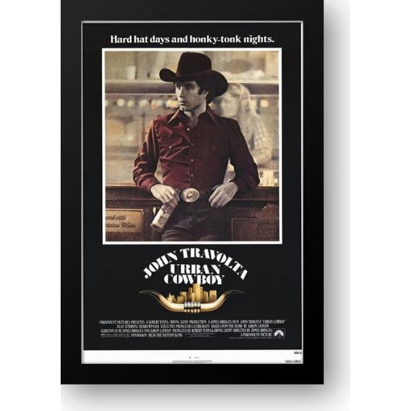 Urban Cowboy 15x21 Framed Art Print