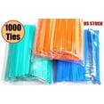 thumbnail image 2 of NiftyPlaza 1000 Twist Ties, 4 inch, Plastic Coated, No Rip Paper Ties, 2 of 3