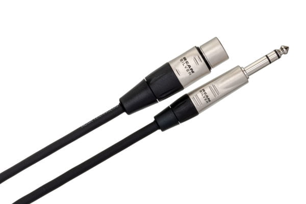 PRO CABLE 1/4" TRS - XLR3F 100FT