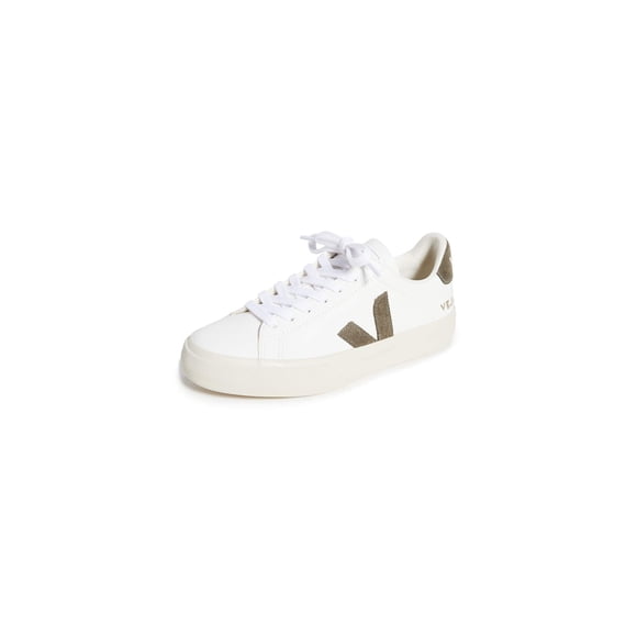 Tenis Veja Campo extra blanco/caqui para mujer