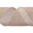 thumbnail image 3 of Joycrosso Burlap Wired Edge Ribbon 2.5 inch x 10 Yards, Natural, Ideal for Crafting, Gift Wrapping, Wreath, Christmas Tree, and Rustic Wedding Decorations, 3 of 4