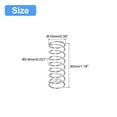 thumbnail image 2 of Compression Spring, 5Pcs 304 Stainless Steel, 10mm OD, 0.8mm Wire, 30mm Length, 2 of 6