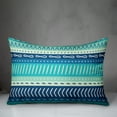 thumbnail image 2 of Creative Products Tribal Stripes Blue 14x20 Indoor / Outdoor Pillow, 2 of 2