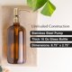 thumbnail image 4 of Dispensador de jabón Vine Creations, vidrio ámbar, 480 ml, paquete de 2, 4 of 6