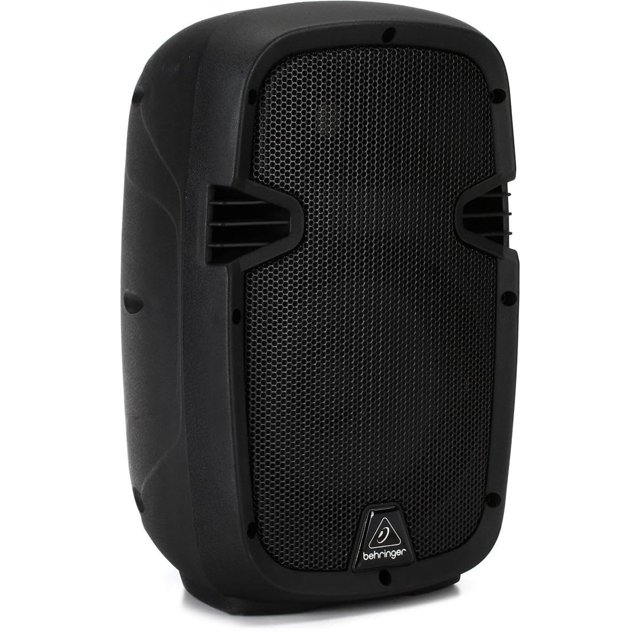 Behringer PK108A Altavoz activo PA de 2 vías, 8" y 240 W, con reproductor multimedia integrado y mezclador integrado