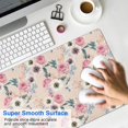thumbnail image 4 of Long Mouse Pads for Desk,Pioneer Flower Floral Print Pattern Desk Mats on Top Of Desks, Desk Mouse Pad Extra Large with 3mm Non-Slip Base and Stitched Edge for Gaming,Office,Work,Home 31.5"x15.7", 4 of 6