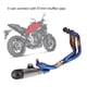 thumbnail image 5 of Tubo de escape completo Nikou Para motocicleta Yamaha MT-09/FZ-09 2014-2017 Acero inoxidable, 5 of 9