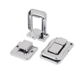 thumbnail image 5 of Toolbox Jewelry Box Toggle Latch Catch Hasp Lock Silver Tone 2pcs, 5 of 5