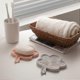 thumbnail image 5 of Paquete de 2 jaboneras de silicona antideslizantes con sistema de autodrenaje, jaboneras con forma de flor para baño, ducha, accesorios de cocina, almacenamiento y drenaje., 5 of 5