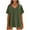Green, variant on Hvyesh Women V Neck Oversized T-Shirts Summer Short Sleeve Shirts Loose Casual Tops Cozy Homewear