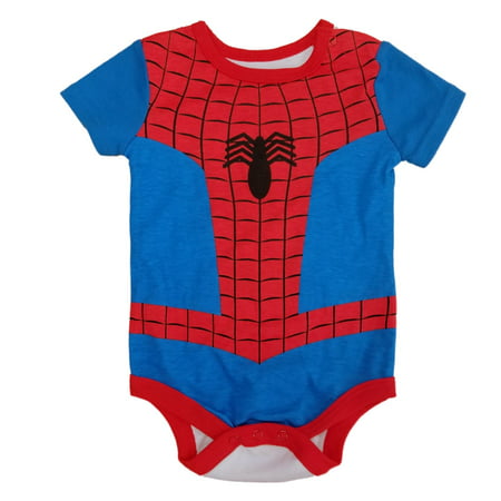 Marvel Infant Boys Spider-Man Character Costume Bodysuit