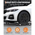 thumbnail image 2 of Amkui Wheel Dolly Set of 4, Car Tire Stake Set 10,000LBS Car Moving Dolly, Heavy-Duty Car Tire Cart Moving Cars, Trucks, Trailers, Motorcycles, and Boats, 2 of 7