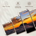 thumbnail image 6 of Elephant Stock Haleakala Sea Of Clouds Wall Art - Horizontal Multi Panel Canvas - 5 Pieceliving Room Wall Decor - Photography Nature Multi Panel - Yellow And Orange Decor - 80" x 36", 6 of 8