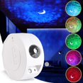 thumbnail image 1 of Proyector con efectos de iluminación, control táctil y de voz, base ajustable - Para bebés y adultos Lámpara láser Lámpara de mesa de baile, 1 of 5
