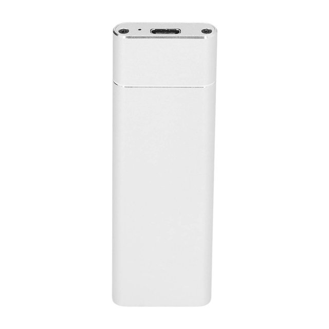 Boîtier de Disque Dur USB-C pour M.2 NGFF, Boîtier Externe SSD Prenant en Charge USB3.1 Gen1 5 Gbps et USB3.1 Gen2 10 Gbps, Boîtier SSD en Métal Type C pour 7, 10, pour IOS