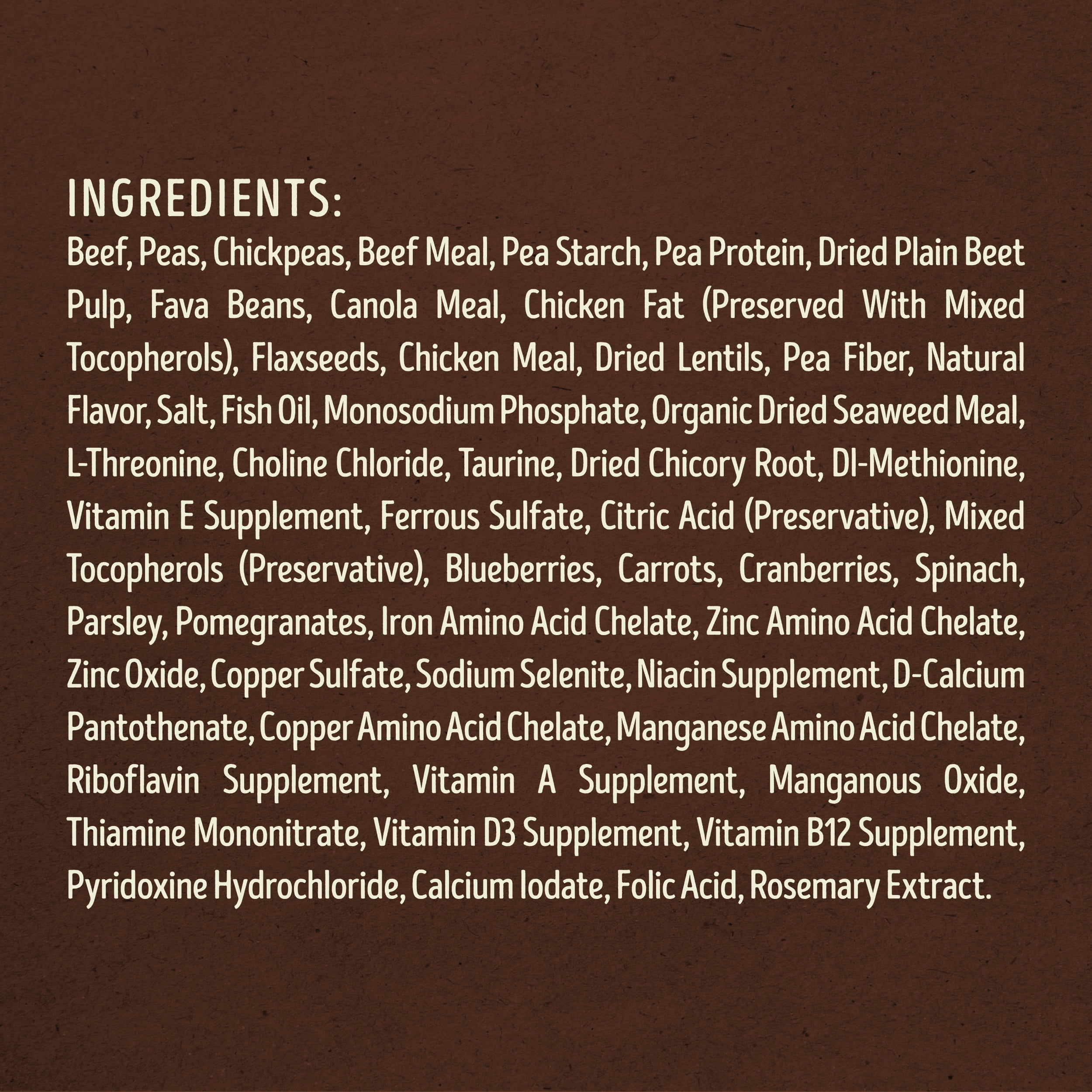 Supreme Source Grain-Free Beef, Chicken Meal & Lentil Recipe Dry Dog Food, 22lb Bag