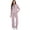 #0311: Pink, variant on Cadmus Lounge Sets for Women 2-Piece Fall Sweatsuits Comfy Wide Leg Sweatpants and Long Sleeve Hoodies Outfits, Regular/ Tall