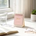 thumbnail image 4 of 2027 Desk Calendar, Small Standing Monthly Calendar with Gold Print for Office Desk, 4 of 7