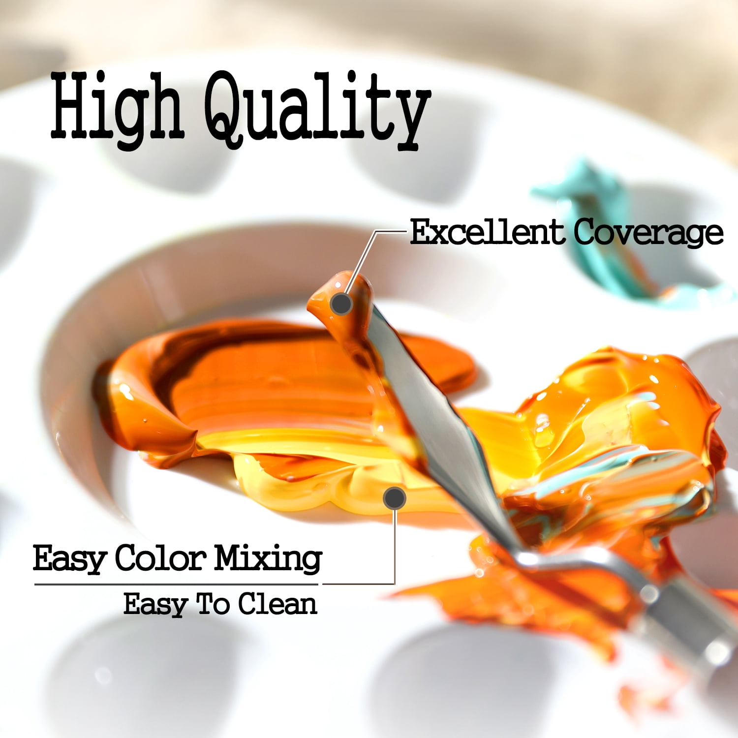 Artkey Acrylic Paint Set, 16 Colors 2 oz/59 ml Acrylic Paint Kit for Professional Artists & Beginners – Morandi Inspired