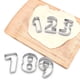 thumbnail image 5 of Juego de 9 piezas para hornear y decorar: crea divertidas formas numéricas para galletas, fondant y azúcar Cortadores de galletas con números de acero inoxidable, 5 of 8