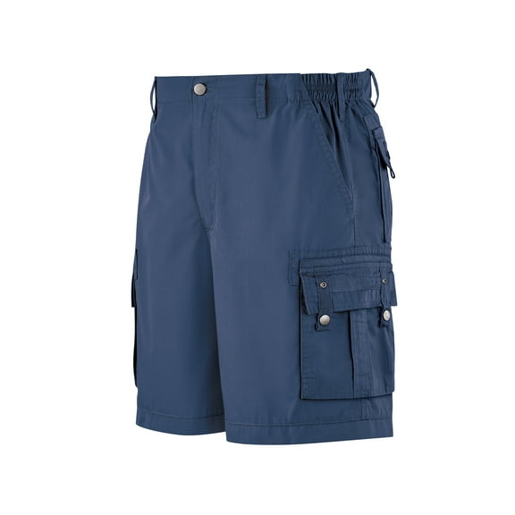 Collections Etc Comfortable Men's Multi Pocket Cargo Shorts