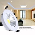 thumbnail image 4 of Wosthever Foco empotrable de techo para cocina, 220V, 3W, para oficina, ajustable, empotrado, de aluminio, 6000-6300K, accesorios de iluminación para el Iluminación y accesorios Blanco Wosthever HA066087-02, 4 of 6