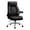 Black, variant on FASTES Ergonomic Office Chair, Desk Chair with High Back Flip-up Armrests Big and Tall Gaming Leather Chair with Rocking Function 2 Reclining Position,Black