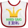 thumbnail image 3 of Inktastic Mardi Gras King Celebration Party Boys Baby Bib, 3 of 4