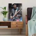 thumbnail image 5 of Guitarist Sketch Canvas Print，Minimalist Music Wall Art for Living Room Bedroom Study Office Music Room, 5 of 8
