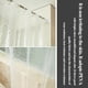 thumbnail image 5 of Billuyoard Cortina de baño ducha bañera bloqueo cortina hogar Hotel apartamento impermeable EVA cortina 180x180cm Juegos de accesorios de baño 1.8*2M, 5 of 6