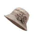 thumbnail image 5 of COCOpeaunt Women Sun Bucket Cap Ladies Beach Seaside Hat Sunscreen Hats Foldable Flower Basin Caps Vintage Female Sun Hat, 5 of 6