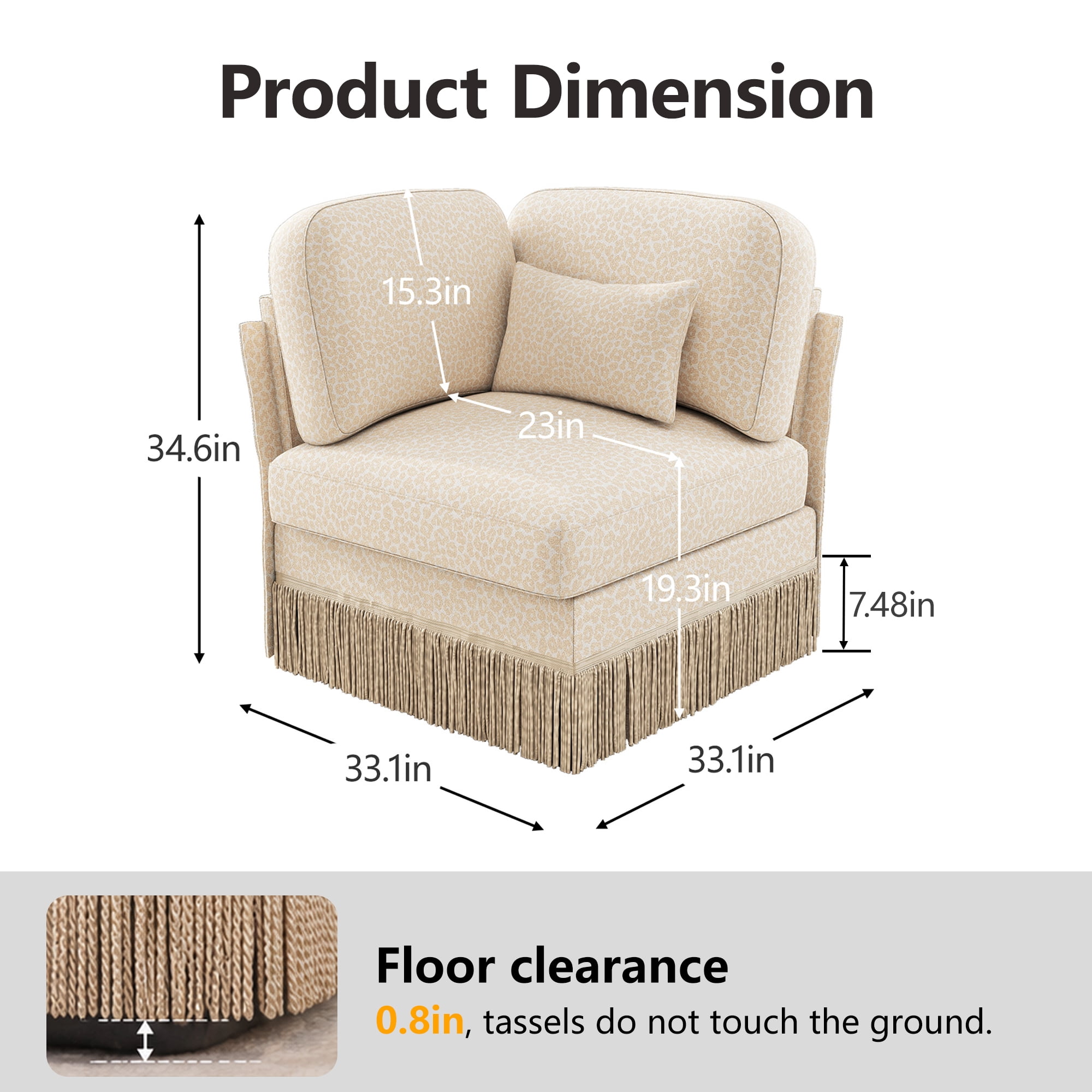 Modular Sectional Sofa Corner Chair Module