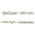 thumbnail image 1 of Better Together Sign Unfinished Wood Cutout Home Decor DIY Option 3- 16" Wide / 1/8", 1 of 3