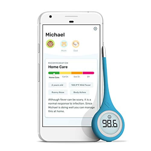 Kinsa Smart Thermometer for Fever Digital Medical Baby, Kid and Adult Termometro Accurate