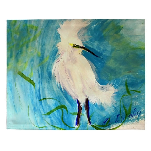 Betsy Drake PM1440 14 x 18 in. Wacky Egret Place Mat - Set of 4