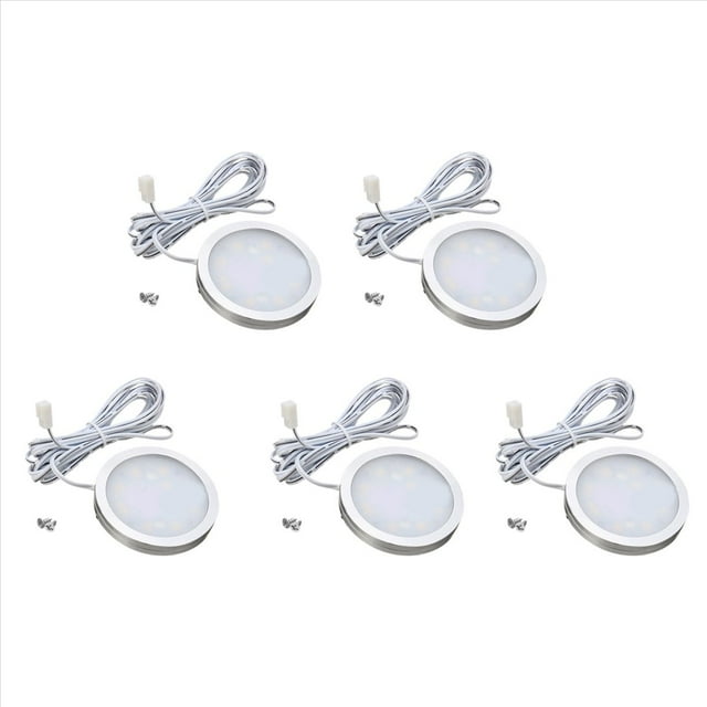 5X 12V Led Luz Rv de Remolque Techo Interior Abajo Lámpara de Techo Cálido