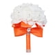 thumbnail image 4 of Qarigey Impresionante ramo de novia - Materiales de bajo mantenimiento Flores Ramo de novia Decoración de boda Cinta naranja Cinta Naranja 10piezas, 4 of 6